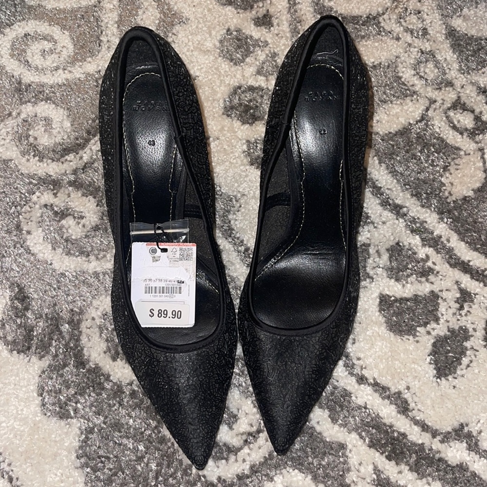 ✨New Zara Black  Heels 👠